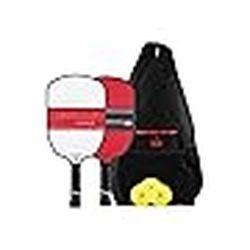 JOOLA Champion 12mm Pickleball Single Paddle or Set - Agassi Shape w/Extended Sweet Spot - Sandblasted Surface Increases Spin & Control - UPA-A Certif