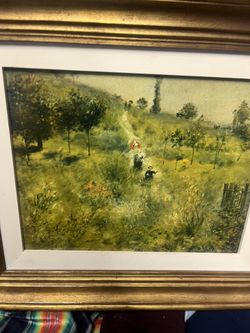 Renoir country pathway print