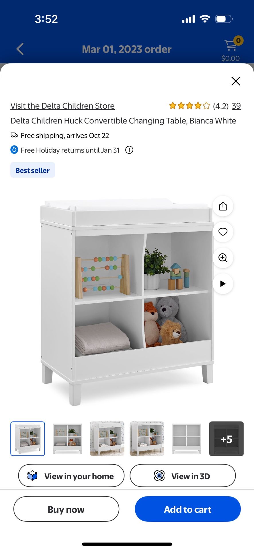 Baby Changing Table 