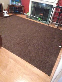 Huge brown rug