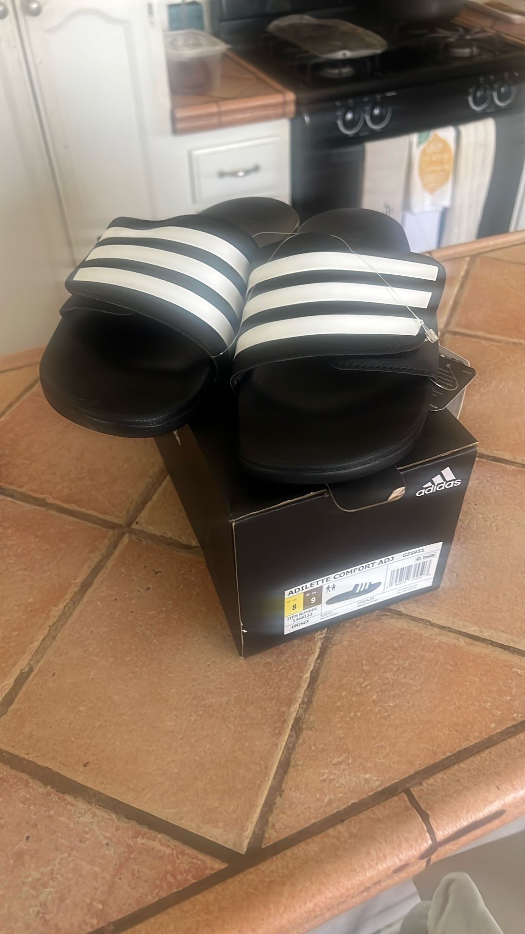 New Black Adidas Slide