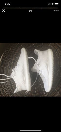 Adidas tubular white kids shoes size 10k