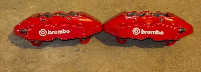 09-16OEM GENESIS COUPE BREMBO REAR LEFT BLEEDER BRAKE CALIPERS 20.A125.04/03