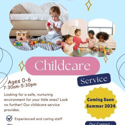 Child Care, Servicing De Cuidado De Niños.