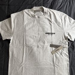 Essentials FEAR OF GOD Light Oatmeal Adult Large T-shirt