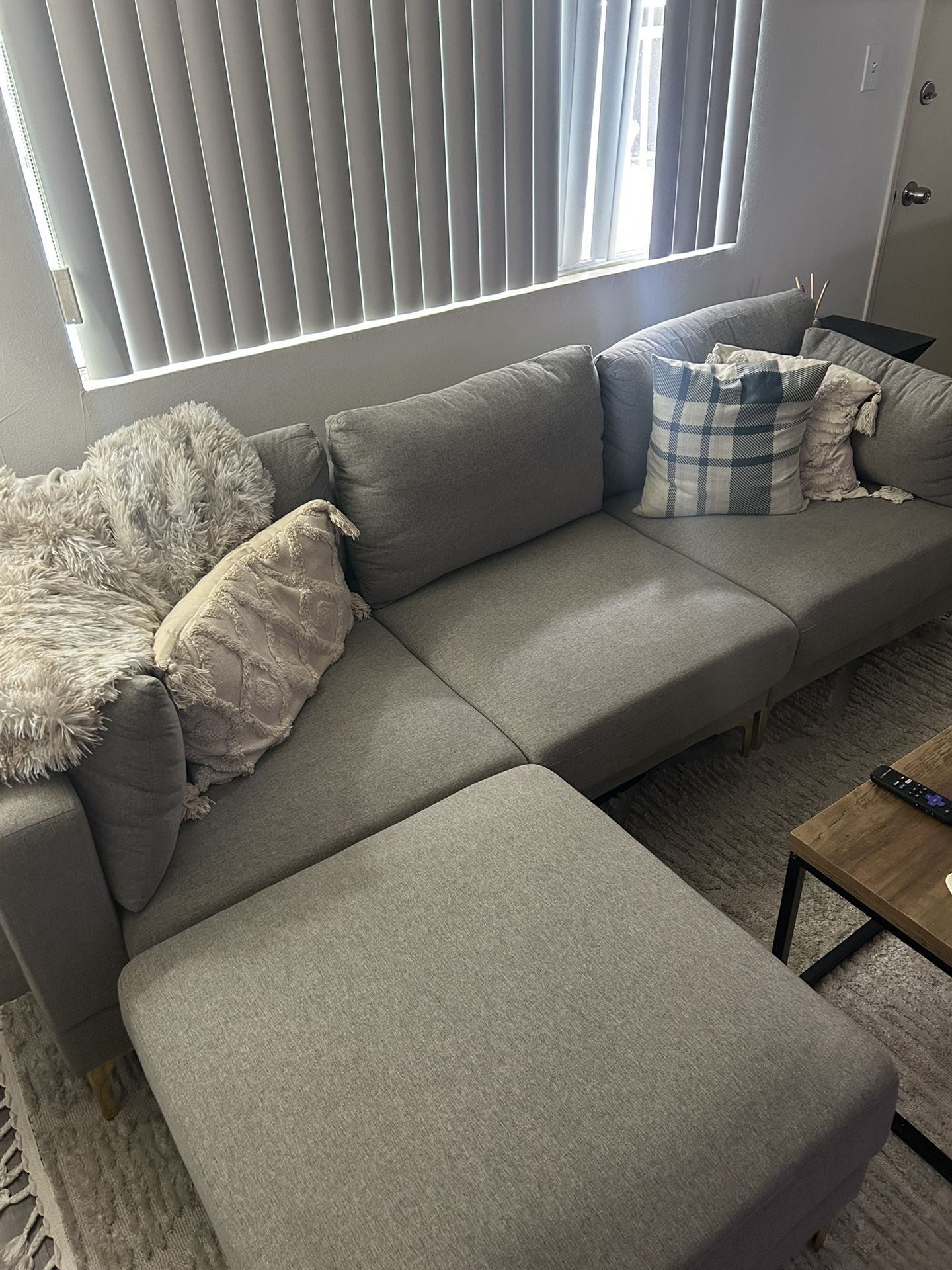 MOVING NEED GONE BY 6/22 - Sectional Couch w/ Free Pillows