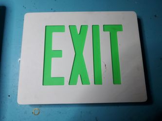 Sempra dual light exit sign