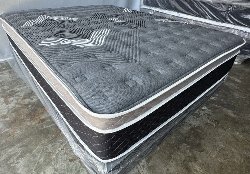 Ck Oasis Thermal Comfort Europillow Top 12inch Matres!!