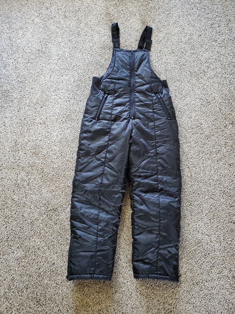 Black snow pants, youth size 12