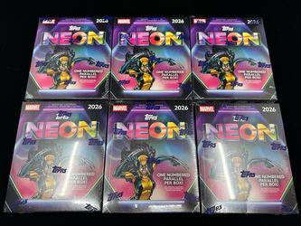 2026 Topps Marvel Neon Mega Box Brand New Sealed