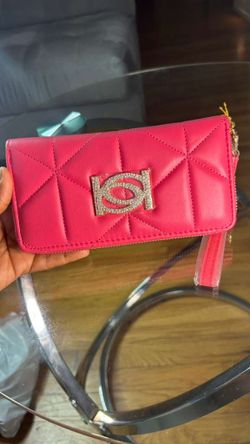 Pink Quilted Zip-Around Wristlet Wallet