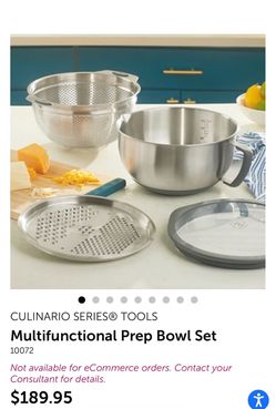 Culinario Series Multifunctional Prep Bowl Set