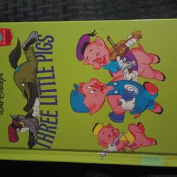 Walt Disney Original Collectible "Three Little Pigs" Kids Book 1973