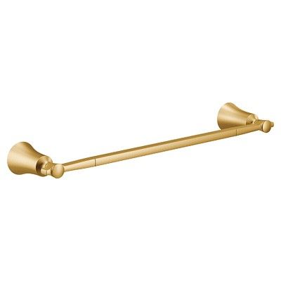 Moen Flara 18" Towel Bar Brushed Gold YB0318BG