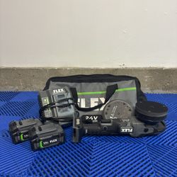 FLEX 24V Gear-Driven Orbital Polisher Kit.