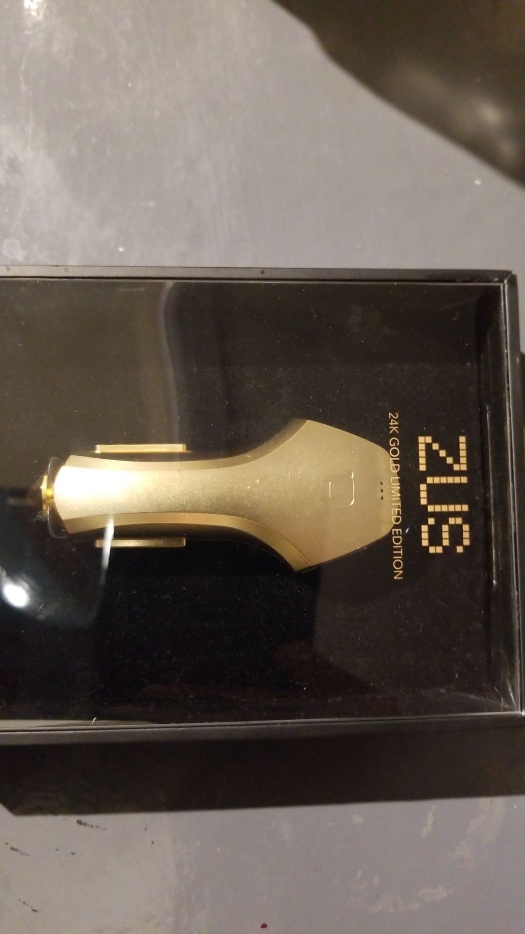NONDA ZUS 24karat 24k limited edition SMART CAR CHARGER NO.784 ***24K GOLD PLATED*** CES 2018