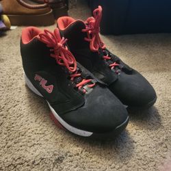 Red And Black Filas MENS 