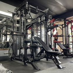 SMITH MACHINE🔹SQUAT RACK🔹FUNCTIONAL CABLE TRAINER