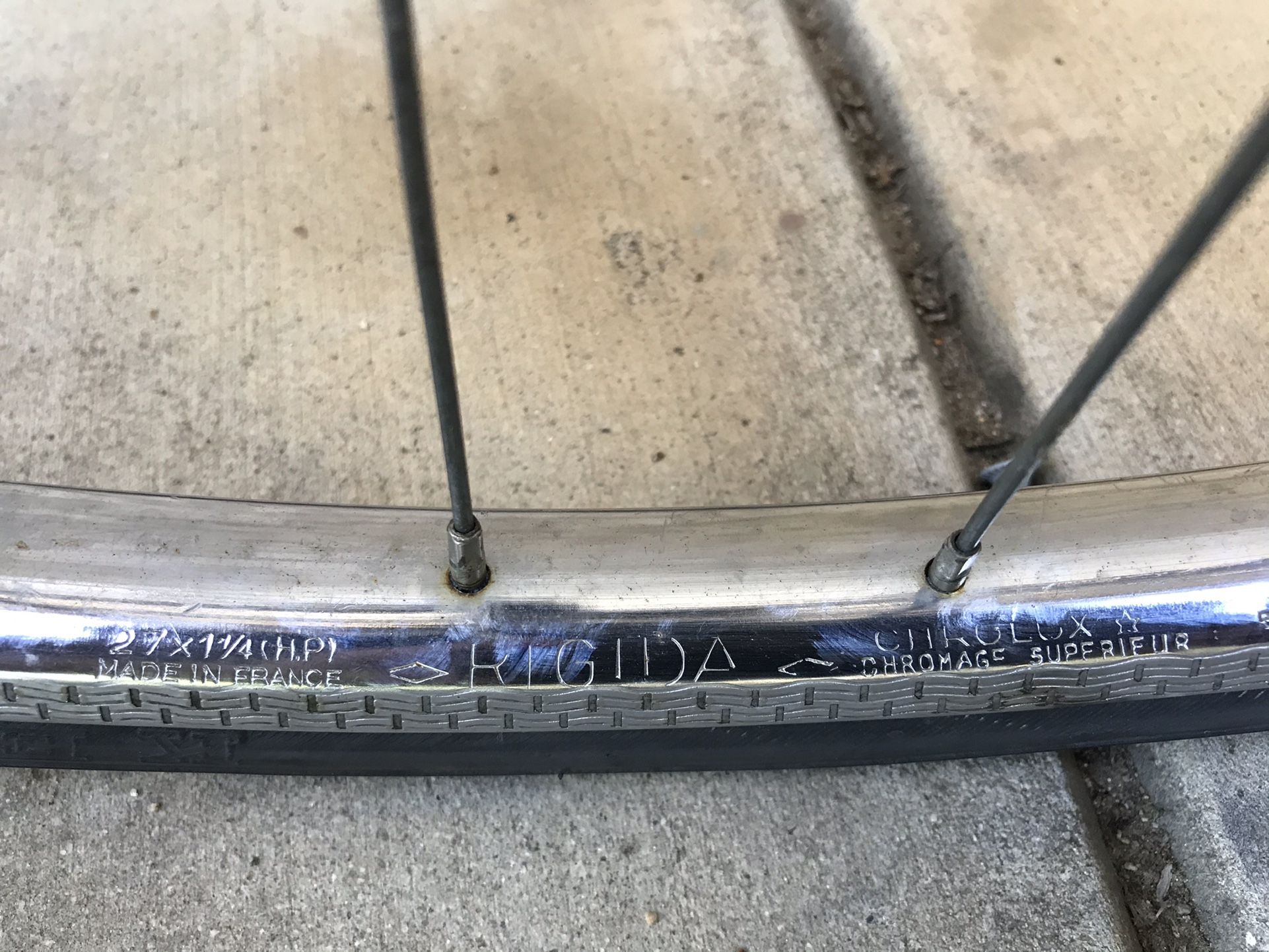 フランス RIGIDA製ビンテージリム Chrolux Chromage フランス RIGIDA製ビンテージリム Chrolux Chromage フランス