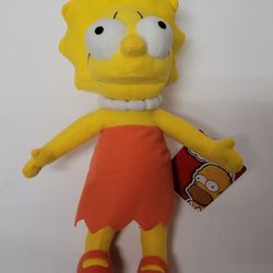 Toy Factory - The Simpsons - 20th Century Fox - Lisa Simpson Plush - New w/Tags