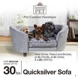 Raised Oval Sofa Dog Bed For Small/Medium Sized Dog Or Cat