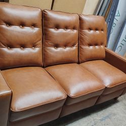 Abbyson Double Leather Recliner Couch / Please Don't Waste My Time