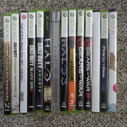 14 Xbox & Xbox 360 Games - Call Of Duty, Halo, Borderlands, Gears Of War