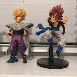 DragonBall Z and One piece figures