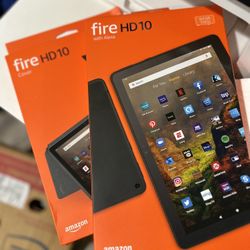 NEW Kindle 10 with Case