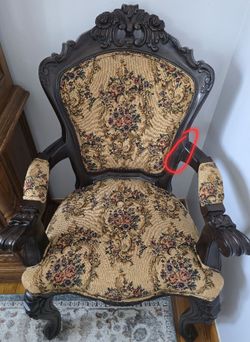 Design Toscano Carved Rocaille Chair