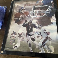 John Elway, commemorating his 2004 Signature Frame 