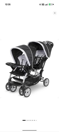 Sit and stand double stroller