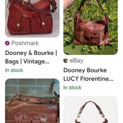 Maroon (Dooney @ Burke Vintage Purse $75