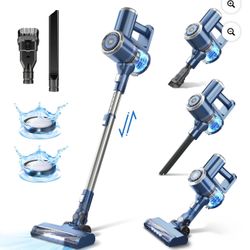 Prettycare Cordless Stick Vacuum Cleaner Lightweight Upright for Carpet Hard Floor Pet Hair W200
