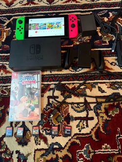 Nintendo Switch Bundle with Games and Accessories