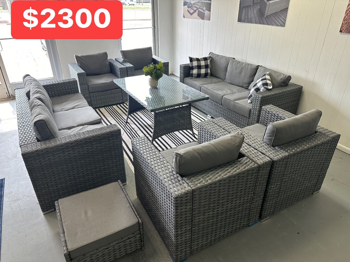 New Inbox Patio Furniture With Cushions(we Finance And Deliver)