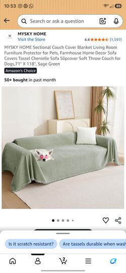 Green Couch Cover