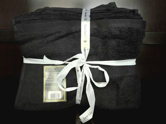 New 23 Piece Bath Towel Set (Black)