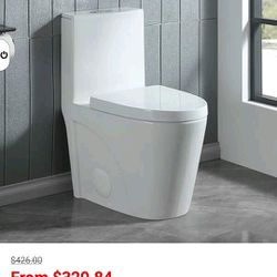 In One Piece Toilet For Sale