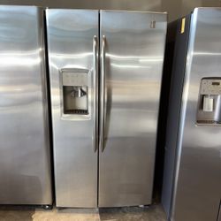 GE REFRIGERATOR STAINLESS 36” Wide 