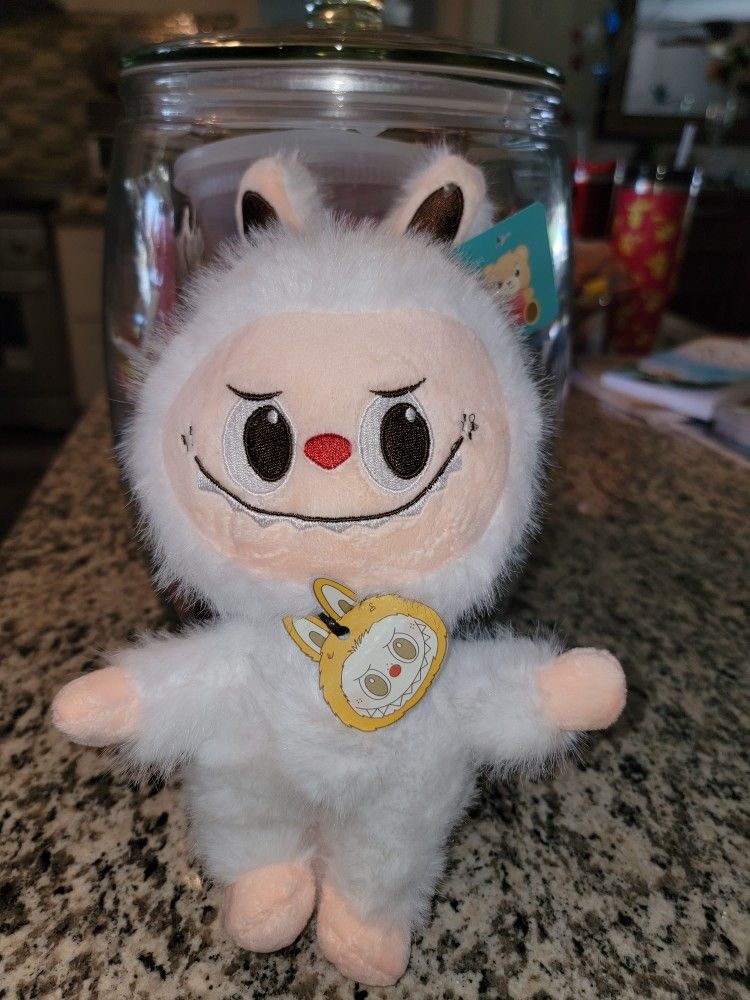 Lububu White 9" Plushie Brand New