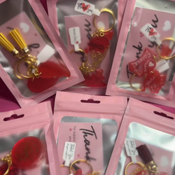 Resin keychains for two people