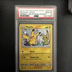 PSA 10 2019 P.M. SM Black Star Pikachu 