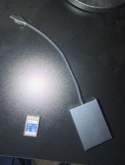 CFExpress type a card - 512 GB and reader