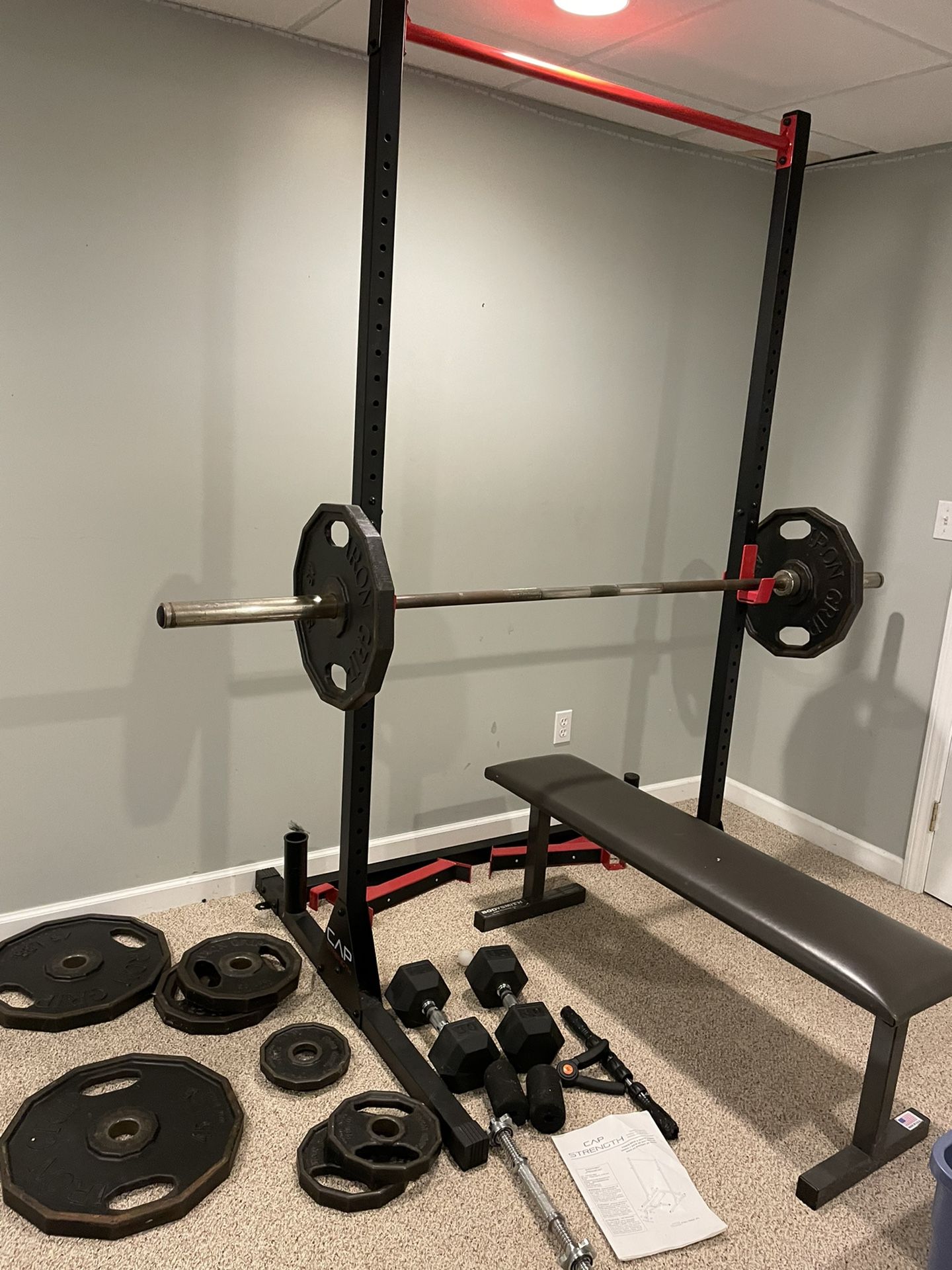 Weight Rack & Bench 