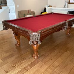 8ft Pool Table- Free Pro Delivery & Install
