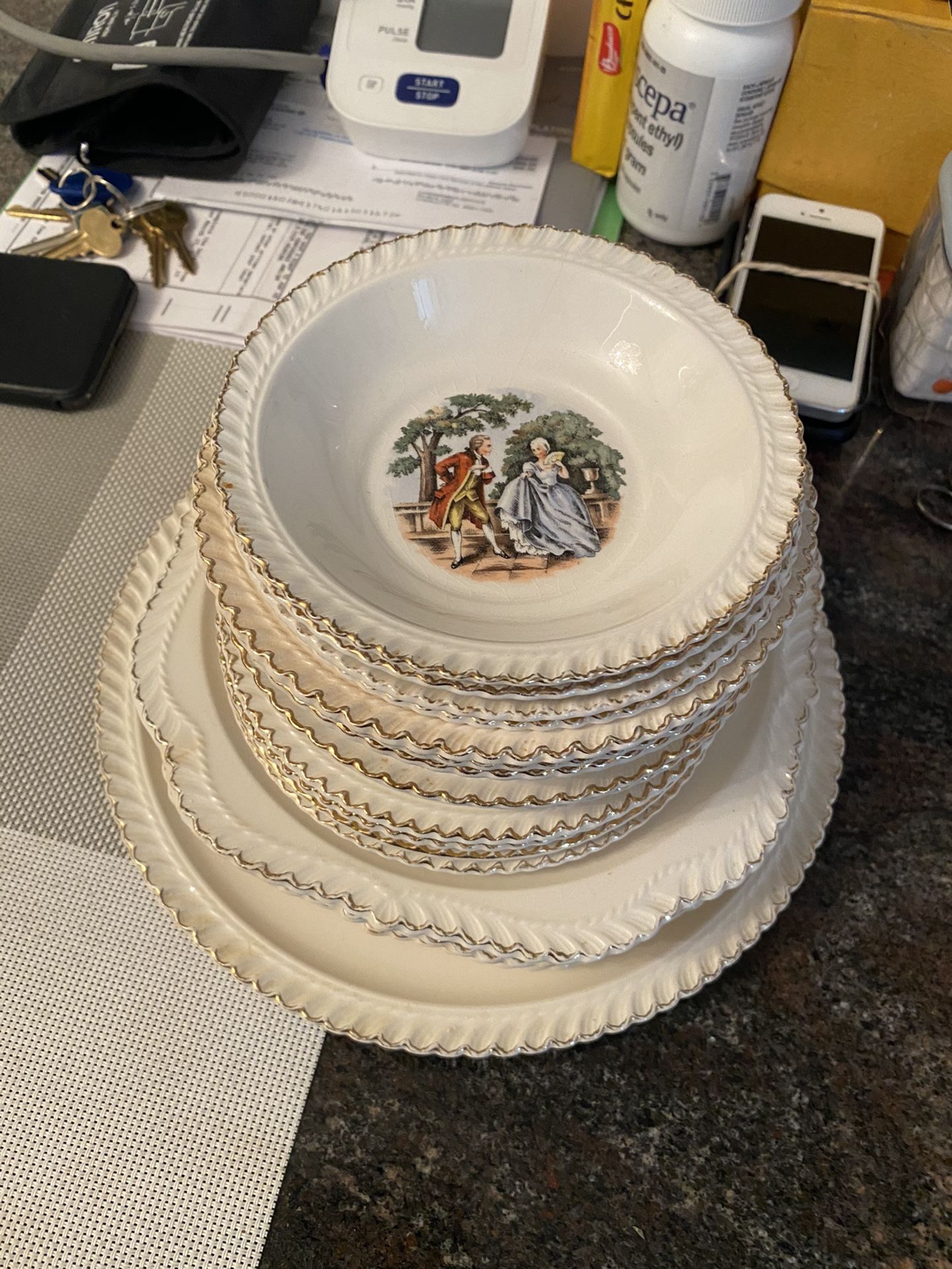 Dessert plate, cakes plate and bowls plate 22 my