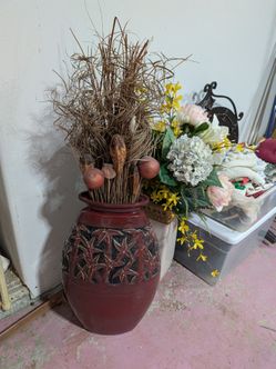Large Decorative Ceramic Floor Vase