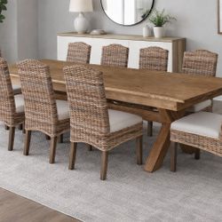 Custom Designed Farmhouse Dining Tables.