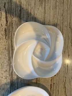 Large white serving plate